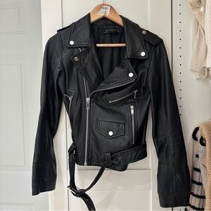 Leather jacket